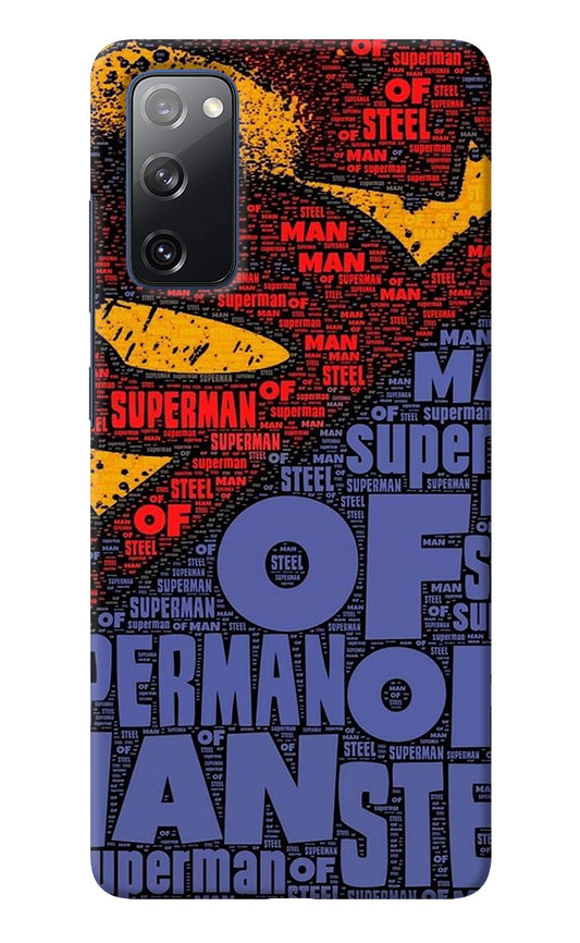 Superman Samsung S20 FE Back Cover