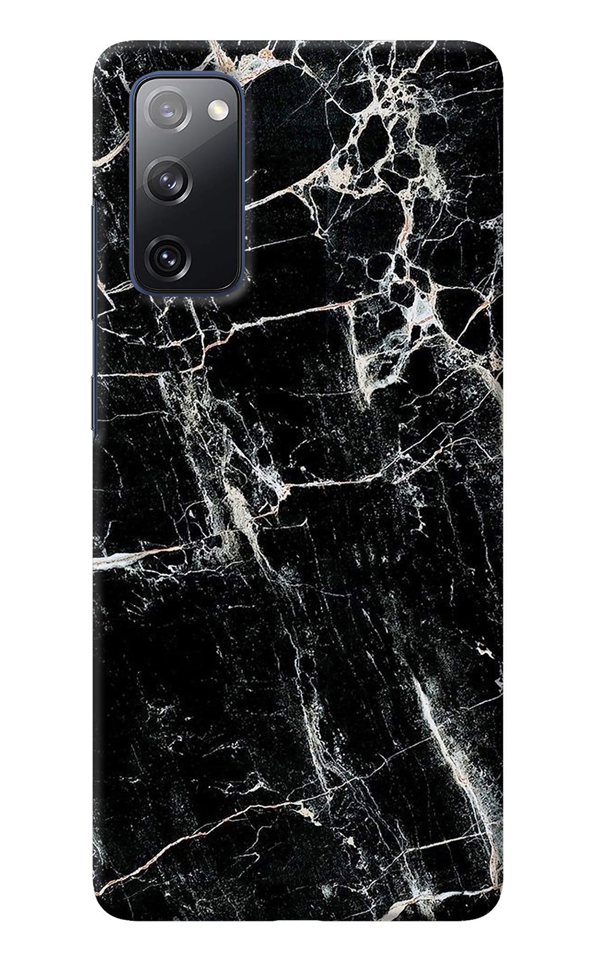 Black Marble Texture Samsung S20 FE Back Cover