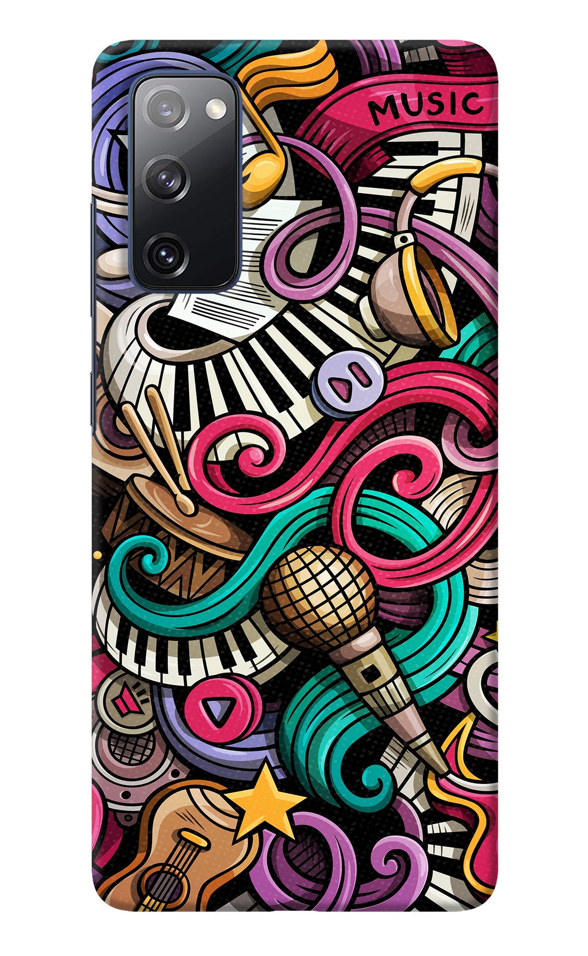 Music Abstract Samsung S20 FE Back Cover