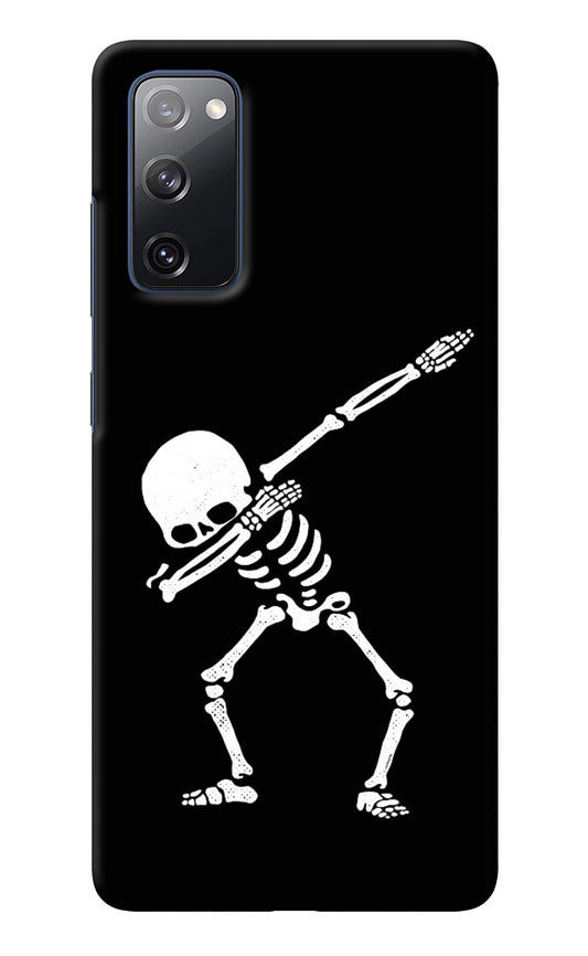 Dabbing Skeleton Art Samsung S20 FE Back Cover