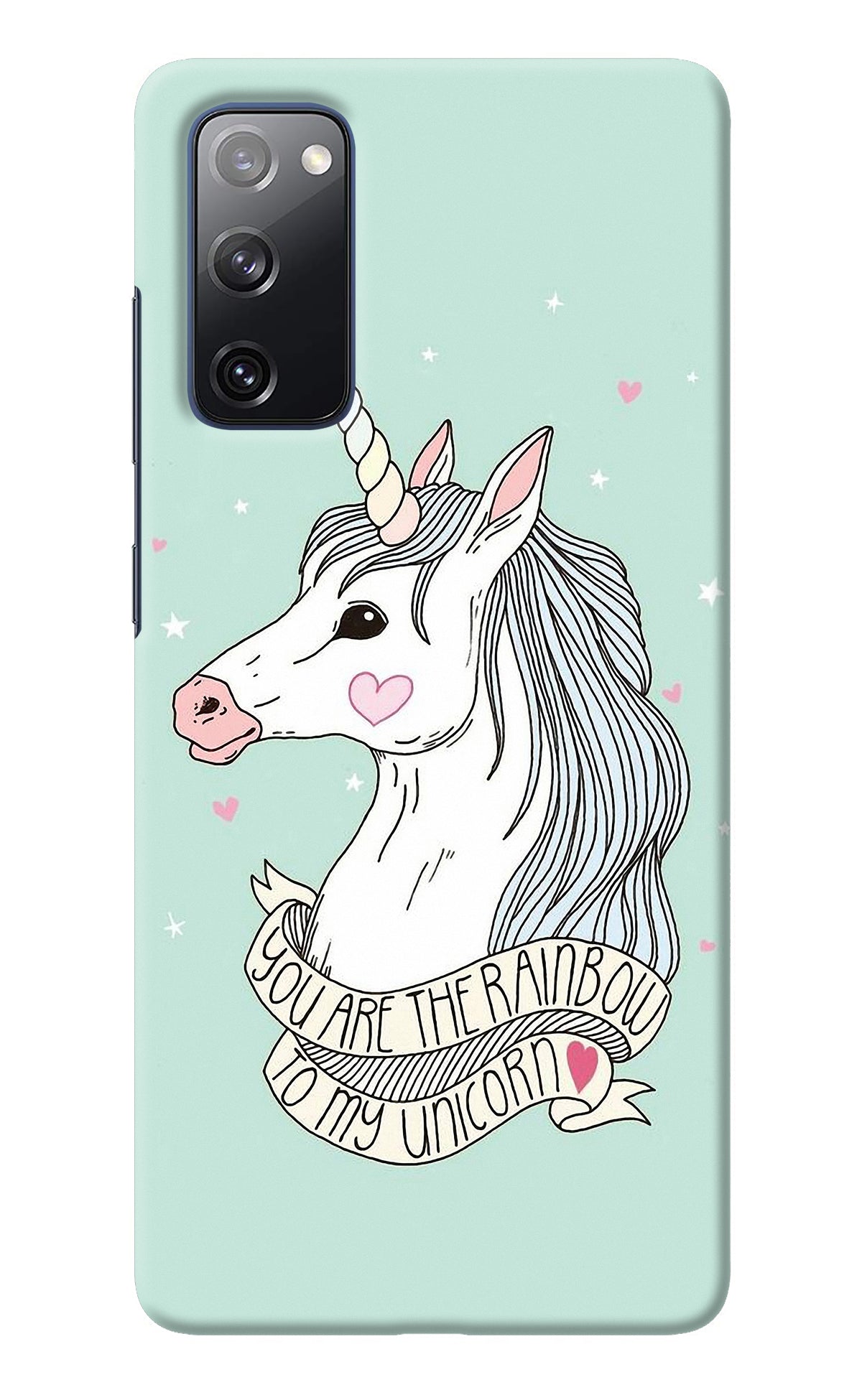 Unicorn Wallpaper Samsung S20 FE Back Cover