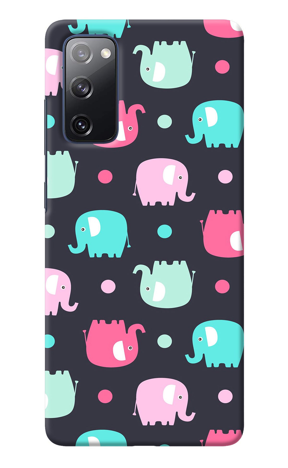 Elephants Samsung S20 FE Back Cover