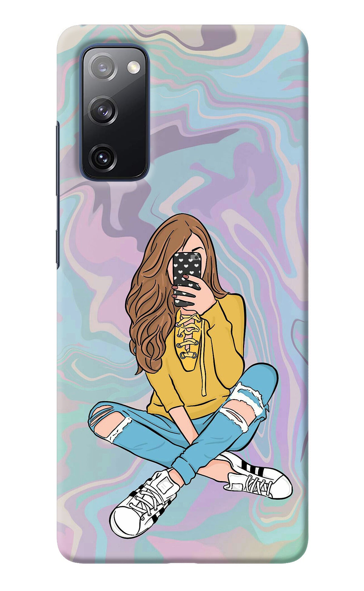 Selfie Girl Samsung S20 FE Back Cover