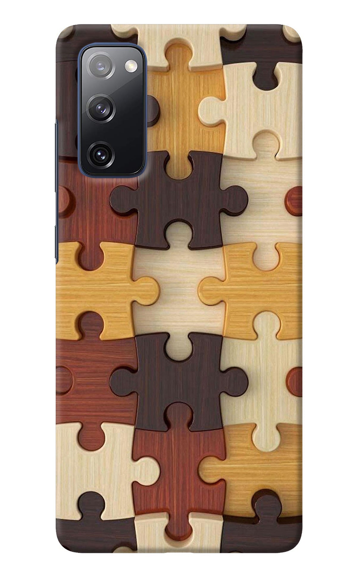 Wooden Puzzle Samsung S20 FE Back Cover