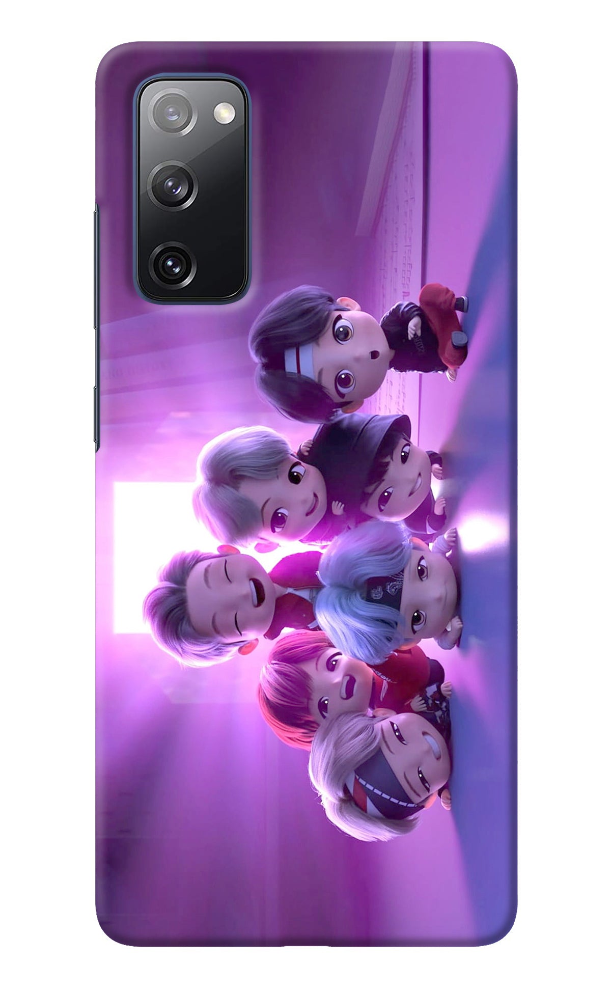 BTS Chibi Samsung S20 FE Back Cover