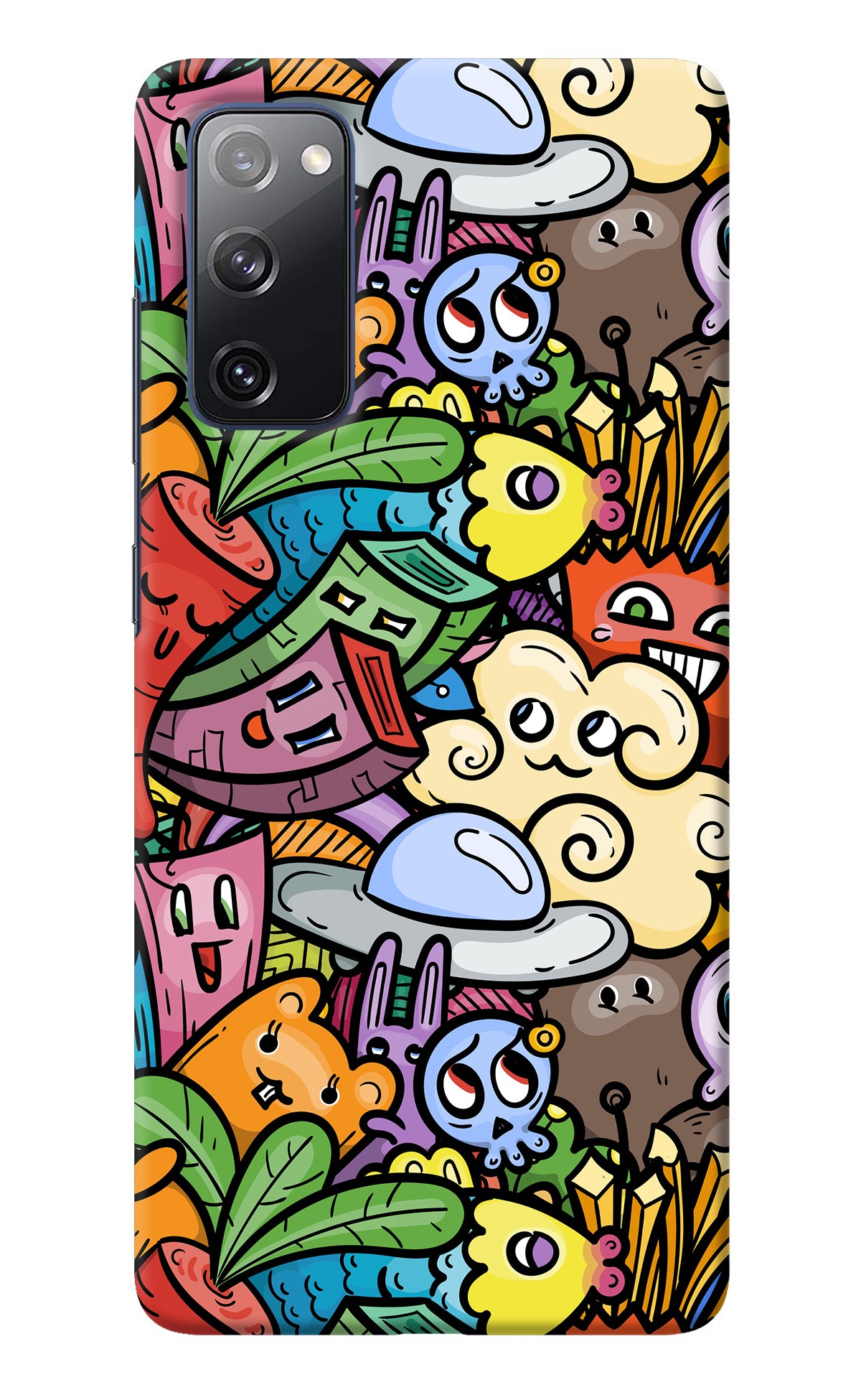 Veggie Doodle Samsung S20 FE Back Cover