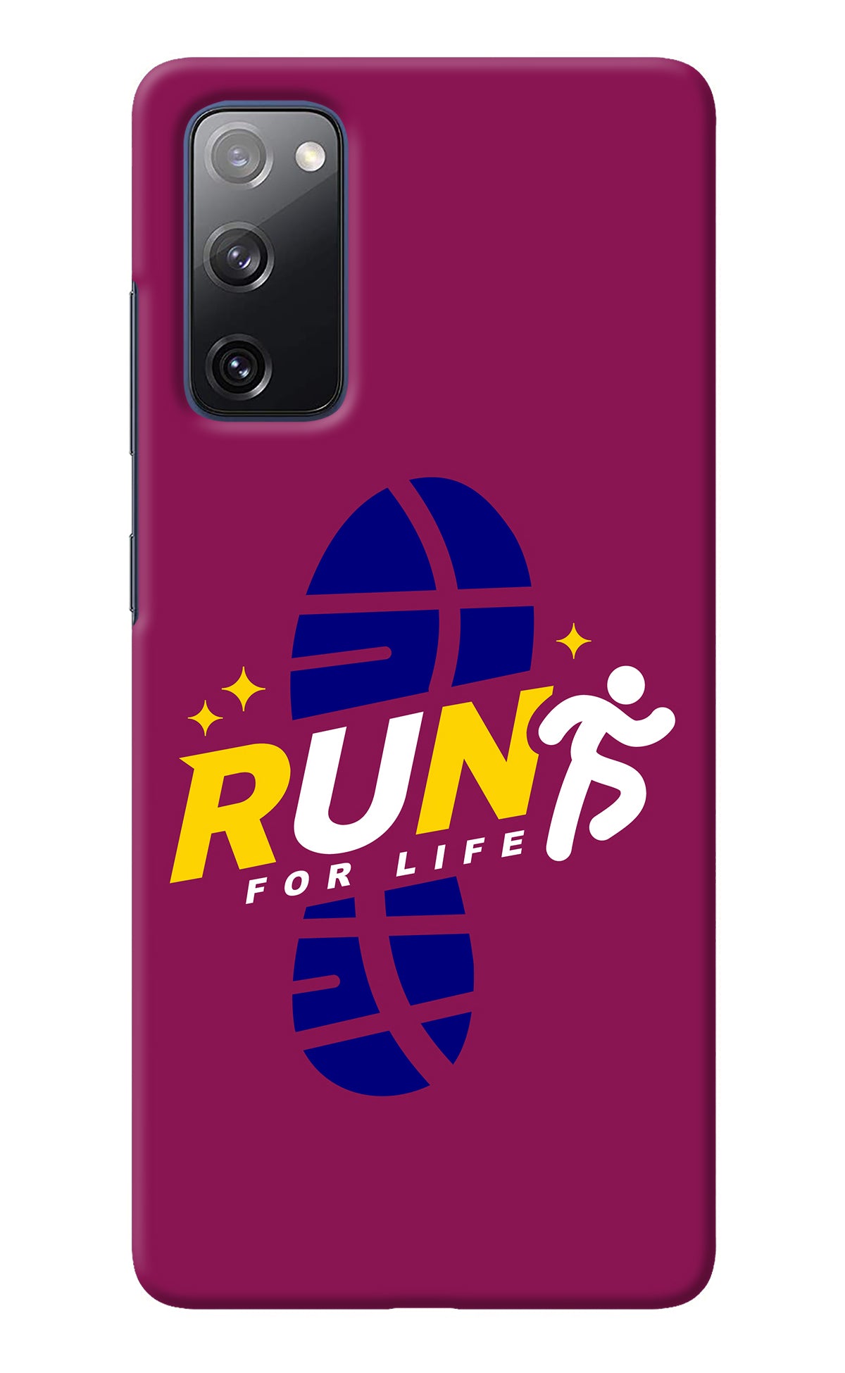 Run for Life Samsung S20 FE Back Cover
