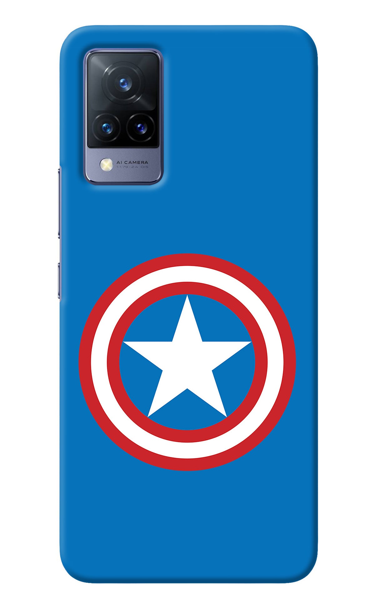 Captain America Logo Vivo V21 Back Cover