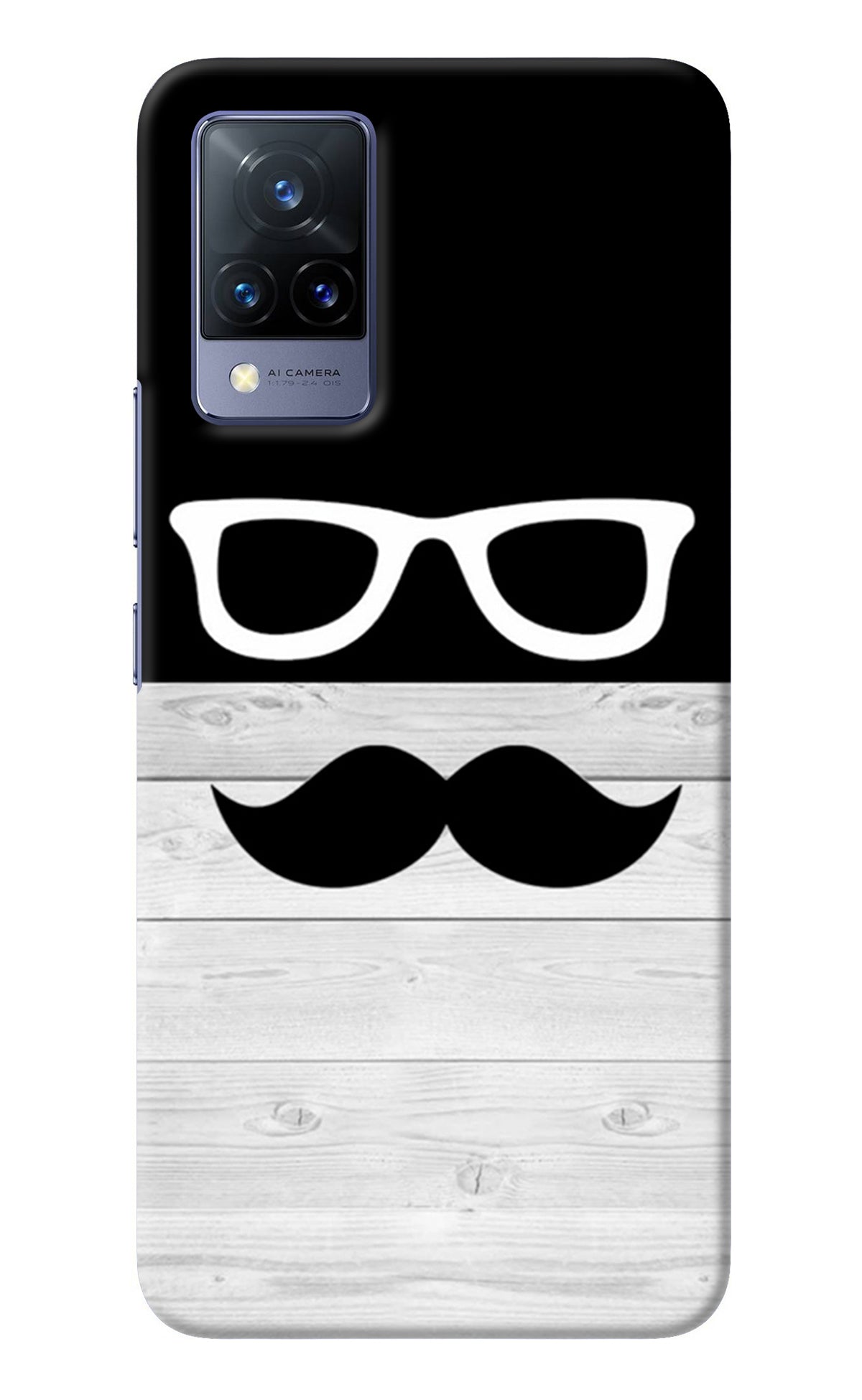 Mustache Vivo V21 Back Cover