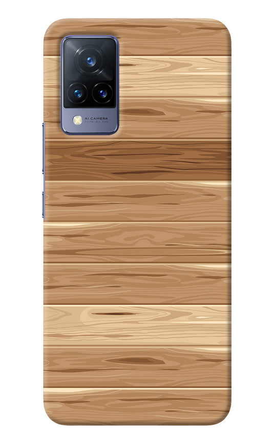 Wooden Vector Vivo V21 Back Cover