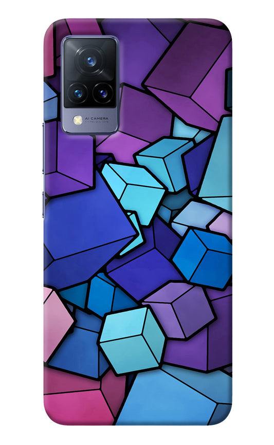 Cubic Abstract Vivo V21 Back Cover