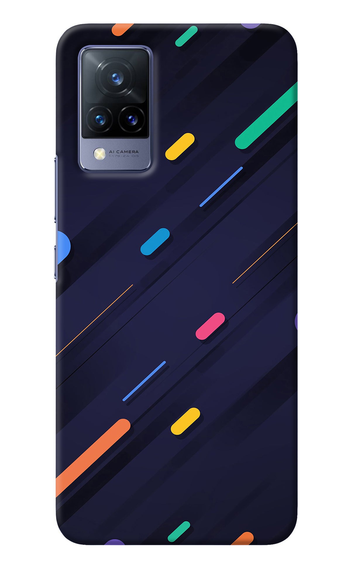 Abstract Design Vivo V21 Back Cover