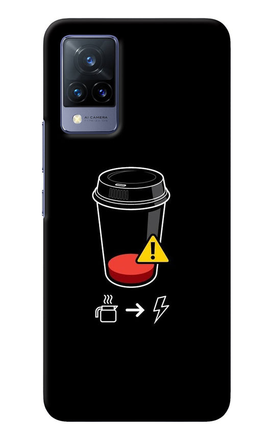 Coffee Vivo V21 Back Cover