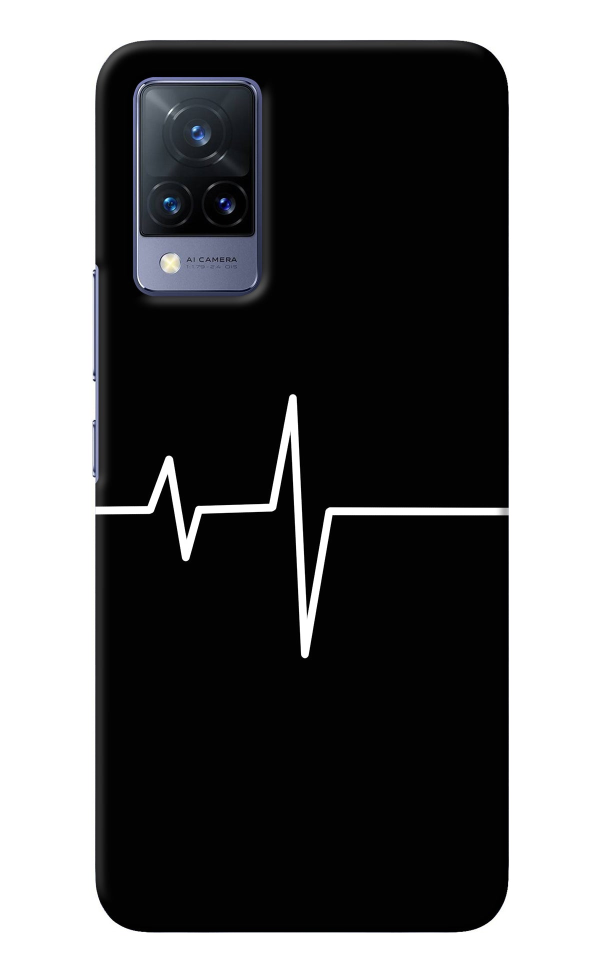 Heart Beats Vivo V21 Back Cover