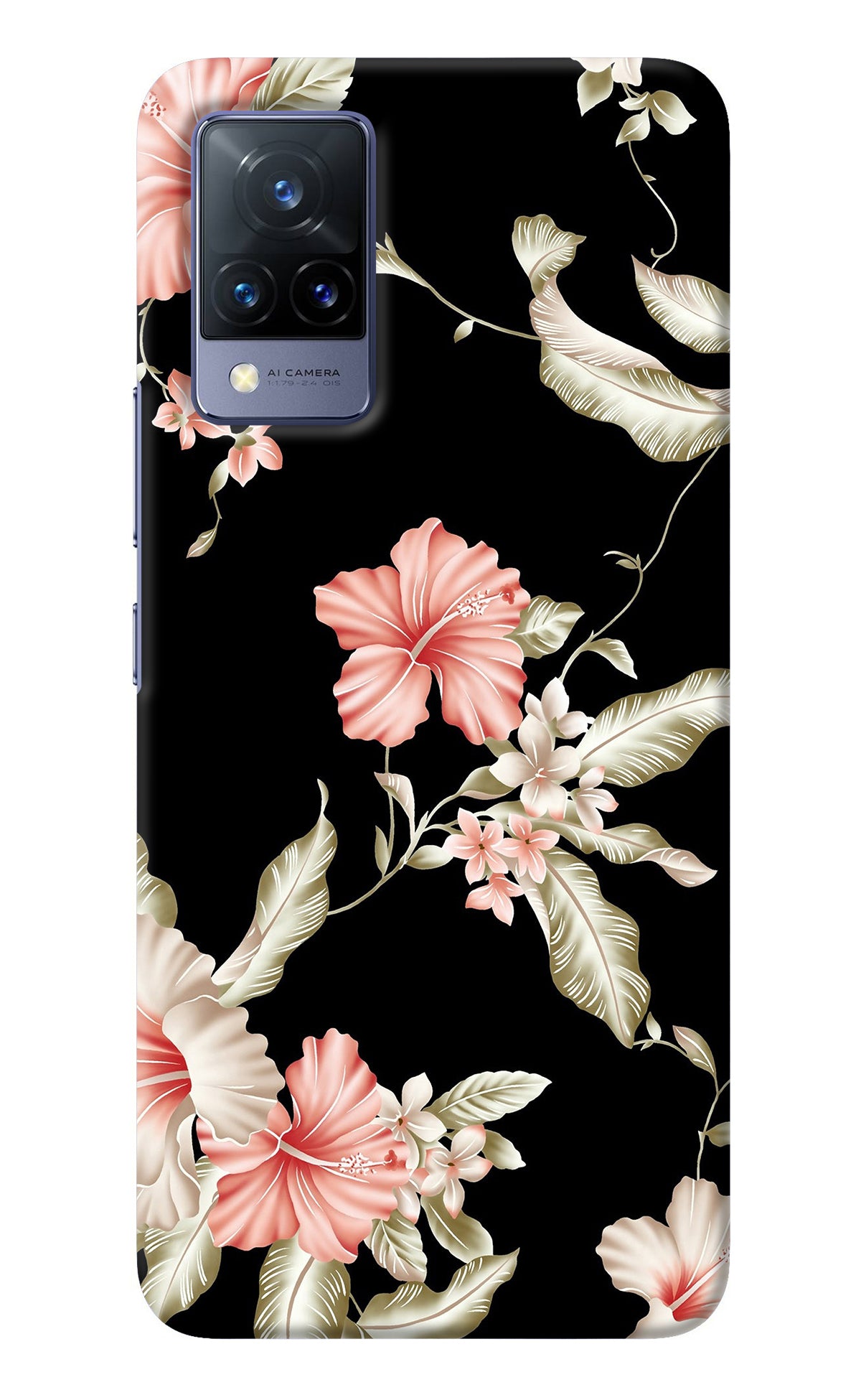 Flowers Vivo V21 Back Cover