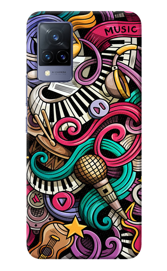 Music Abstract Vivo V21 Back Cover