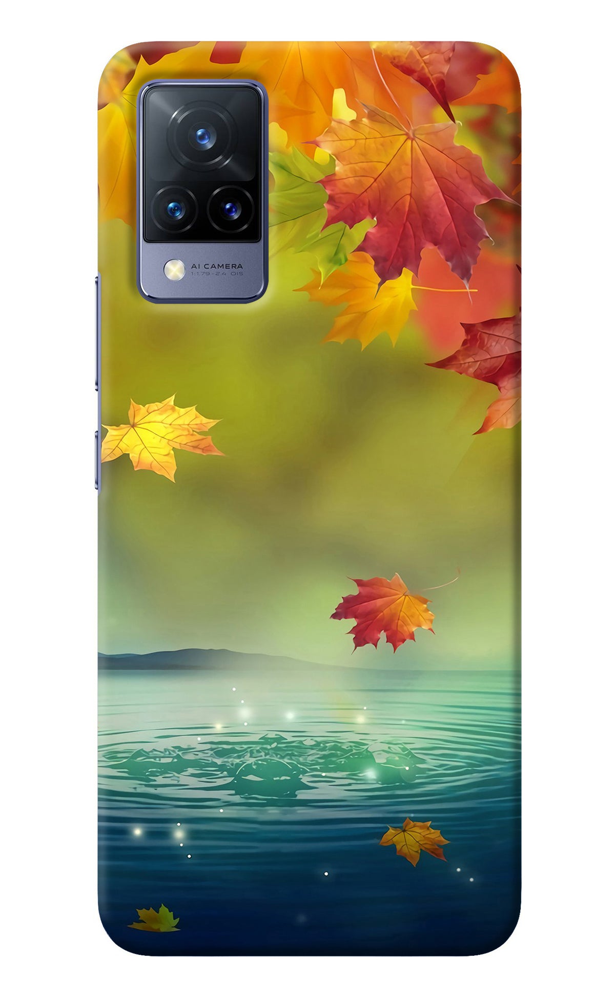 Flowers Vivo V21 Back Cover