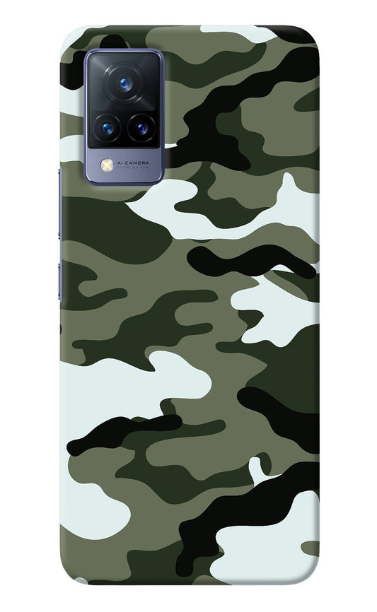 Camouflage Vivo V21 Back Cover