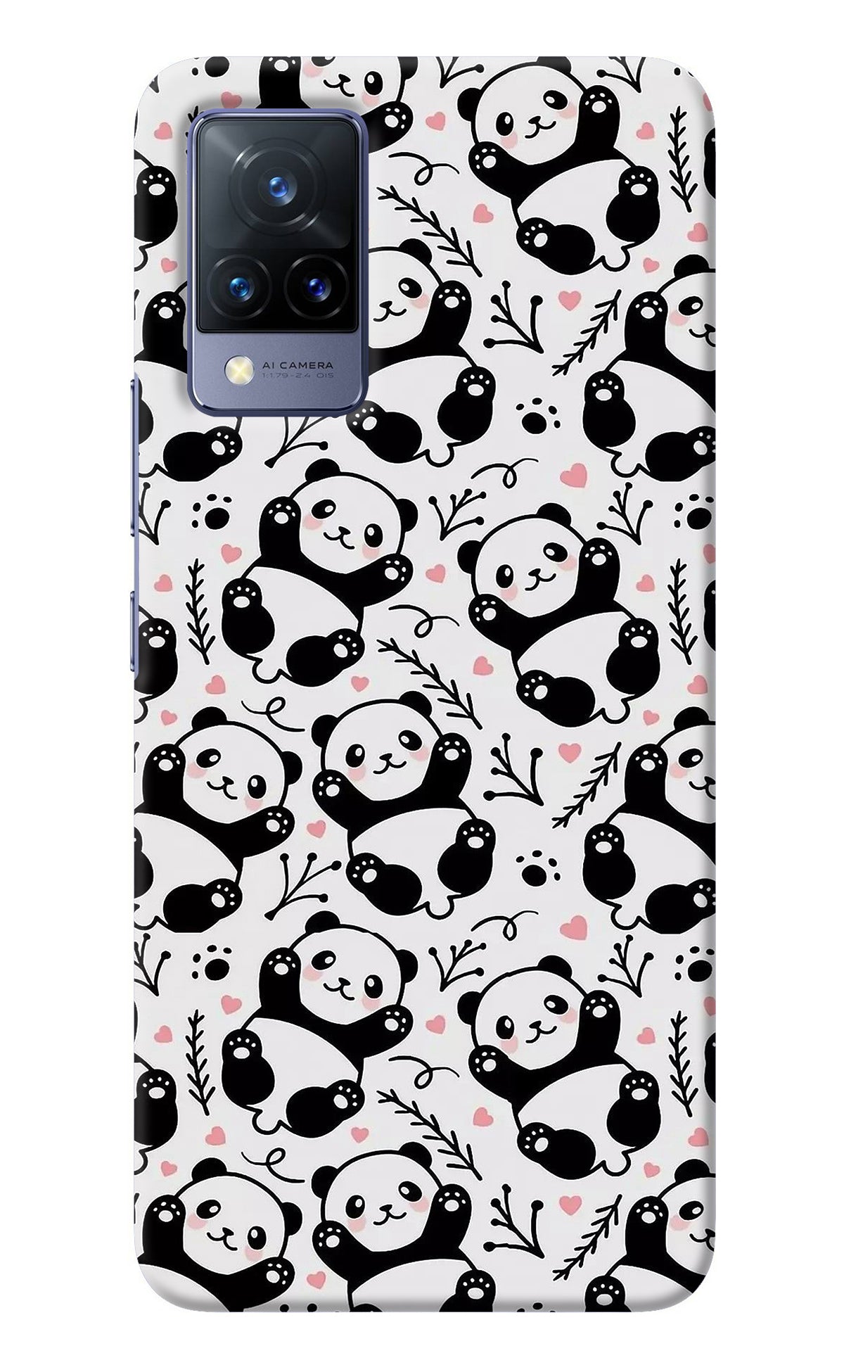 Cute Panda Vivo V21 Back Cover