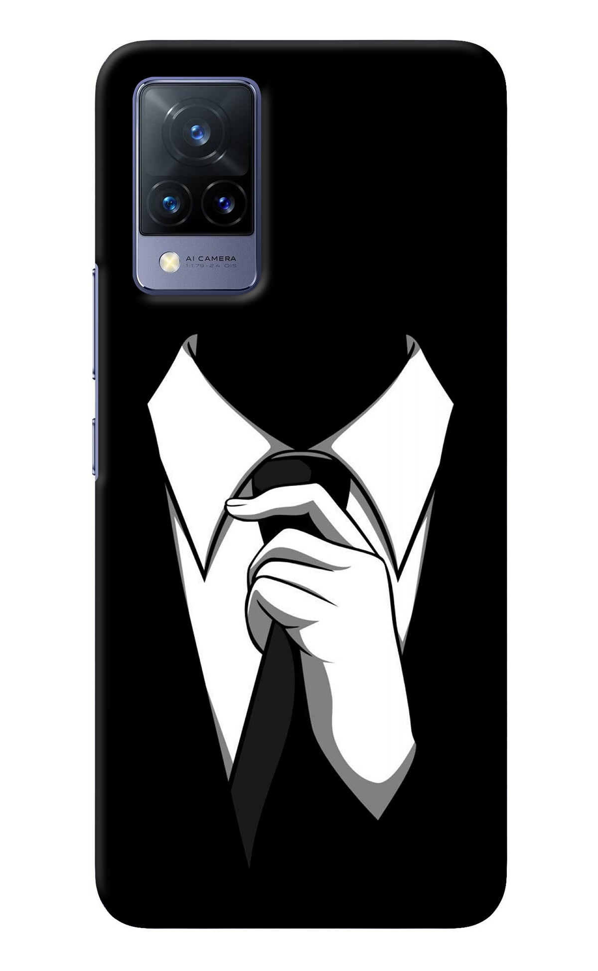 Black Tie Vivo V21 Back Cover