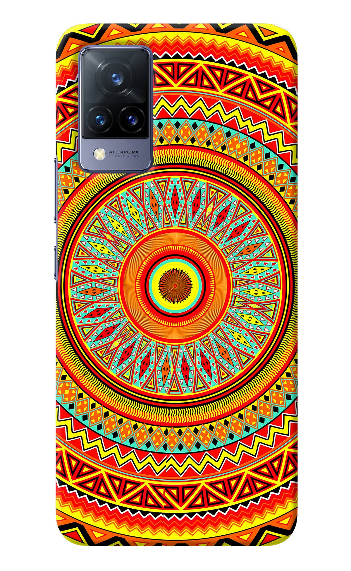 Mandala Pattern Vivo V21 Back Cover