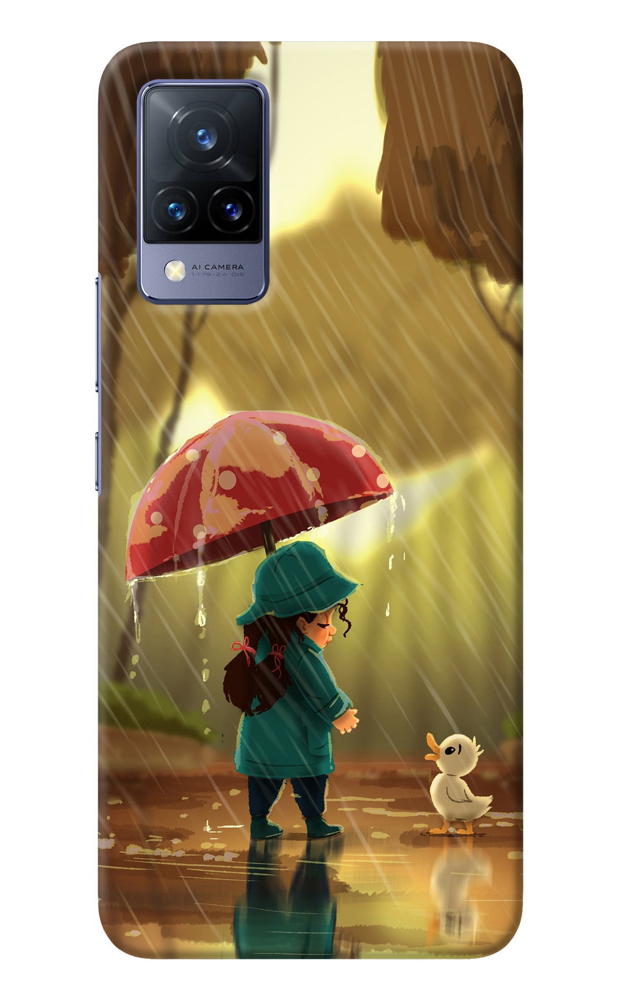 Rainy Day Vivo V21 Back Cover