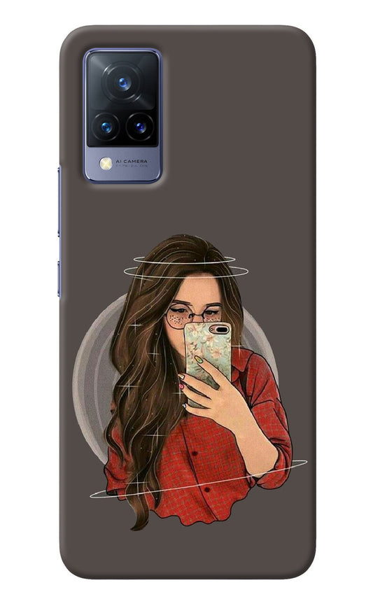 Selfie Queen Vivo V21 Back Cover