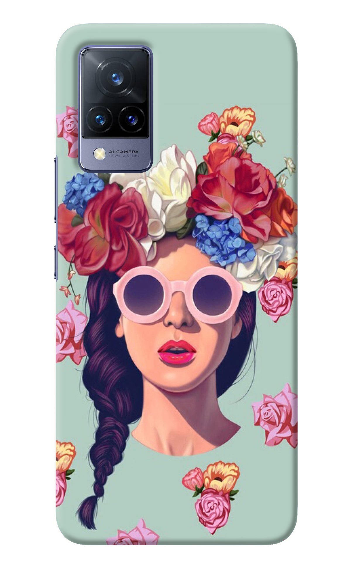 Pretty Girl Vivo V21 Back Cover