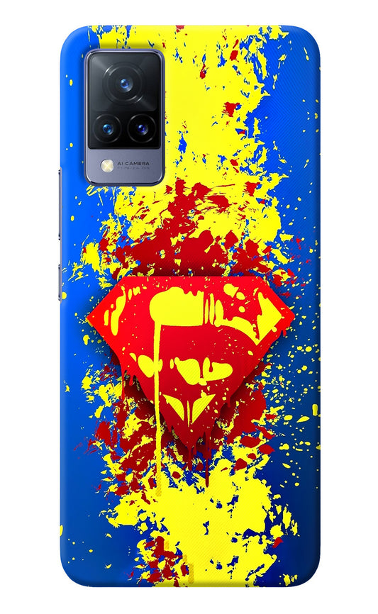 Superman logo Vivo V21 Back Cover