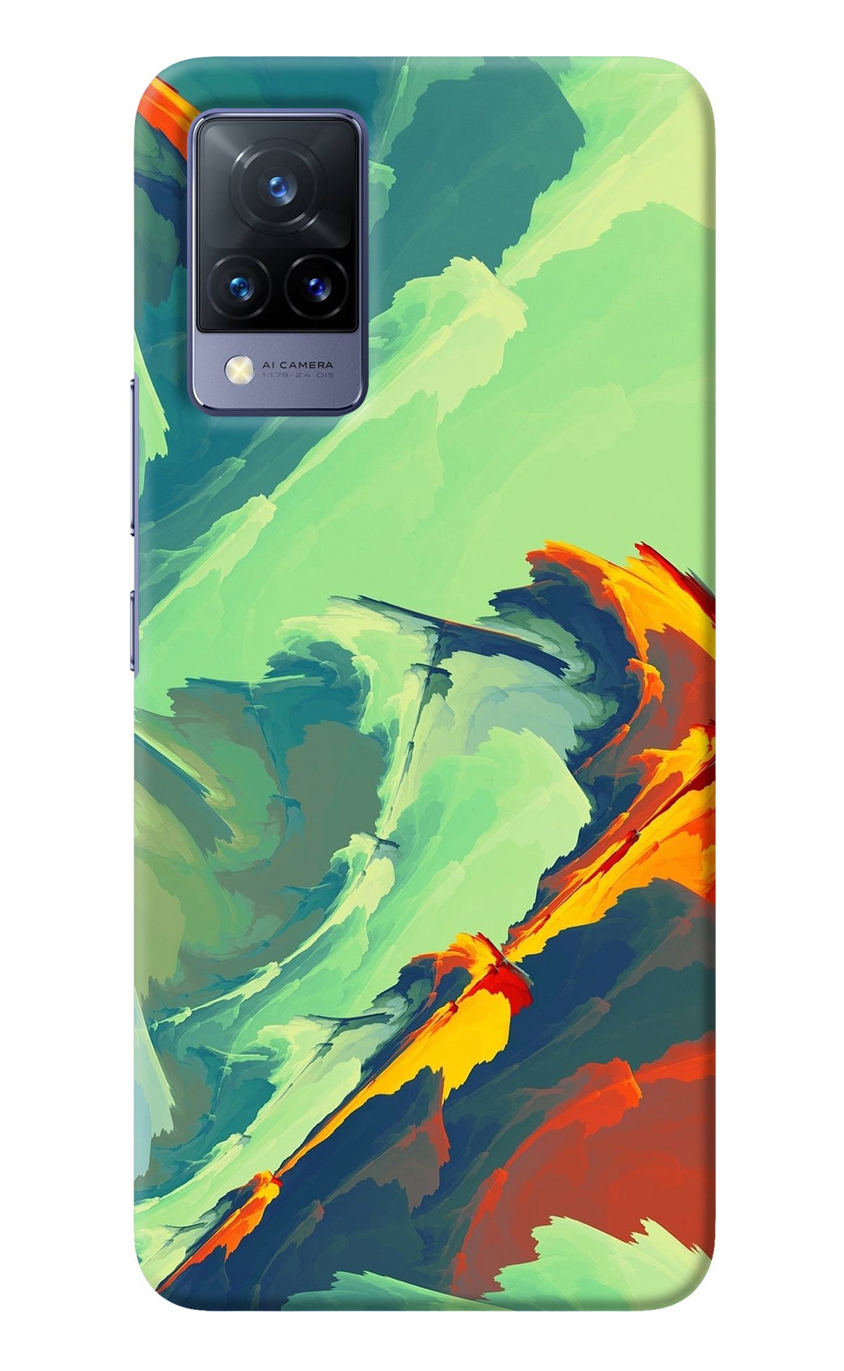 Paint Art Vivo V21 Back Cover