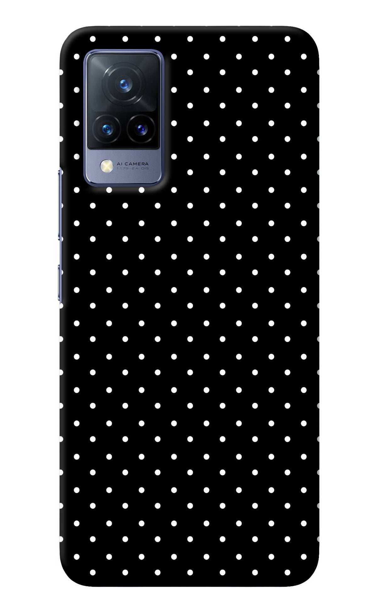 White Dots Vivo V21 Back Cover