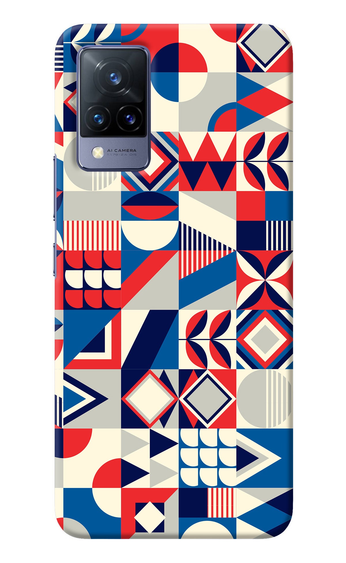 Colorful Pattern Vivo V21 Back Cover