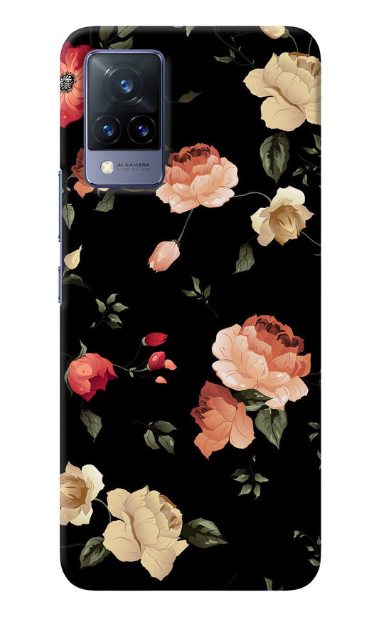 Flowers Vivo V21 Back Cover