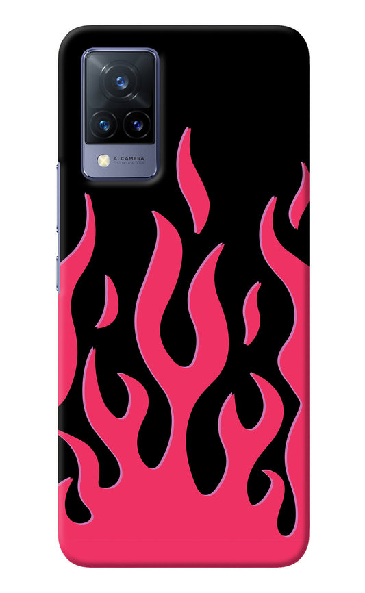 Fire Flames Vivo V21 Back Cover