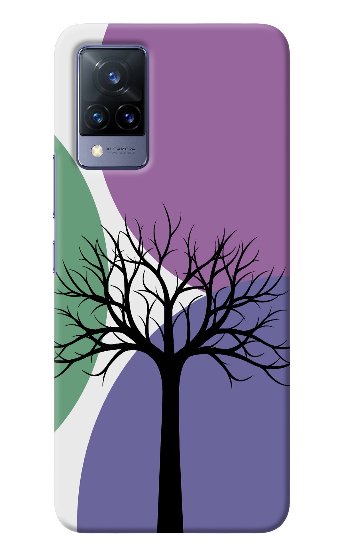 Tree Art Vivo V21 Back Cover