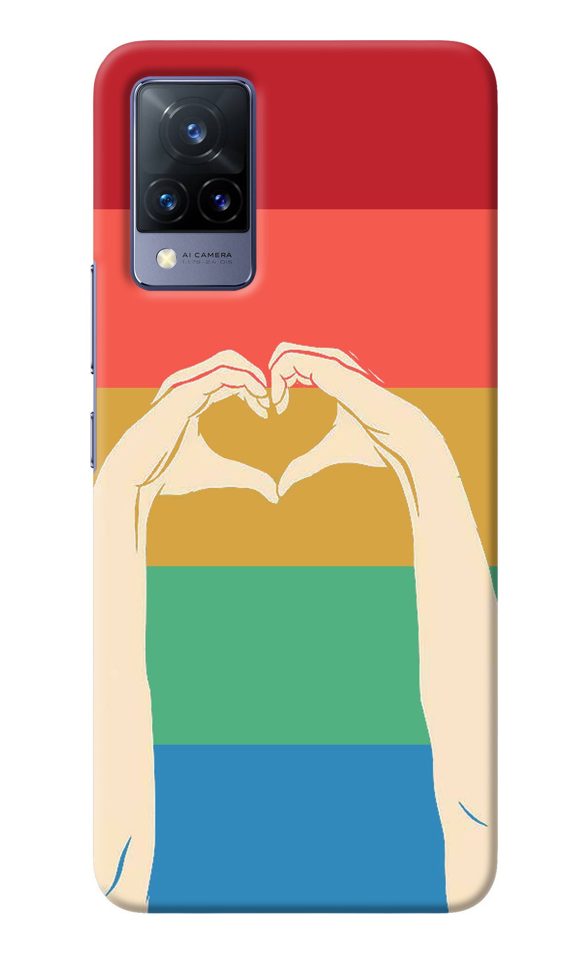 Vintage Love Vivo V21 Back Cover