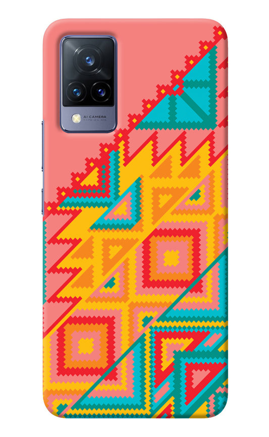 Aztec Tribal Vivo V21 Back Cover