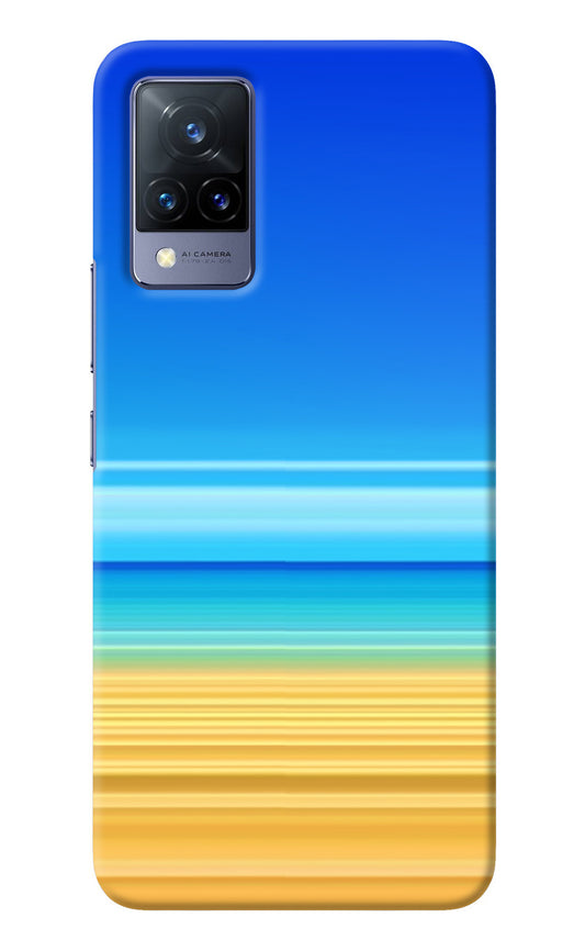 Beach Art Vivo V21 Back Cover