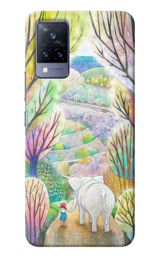 Nature Painting Vivo V21 Back Cover