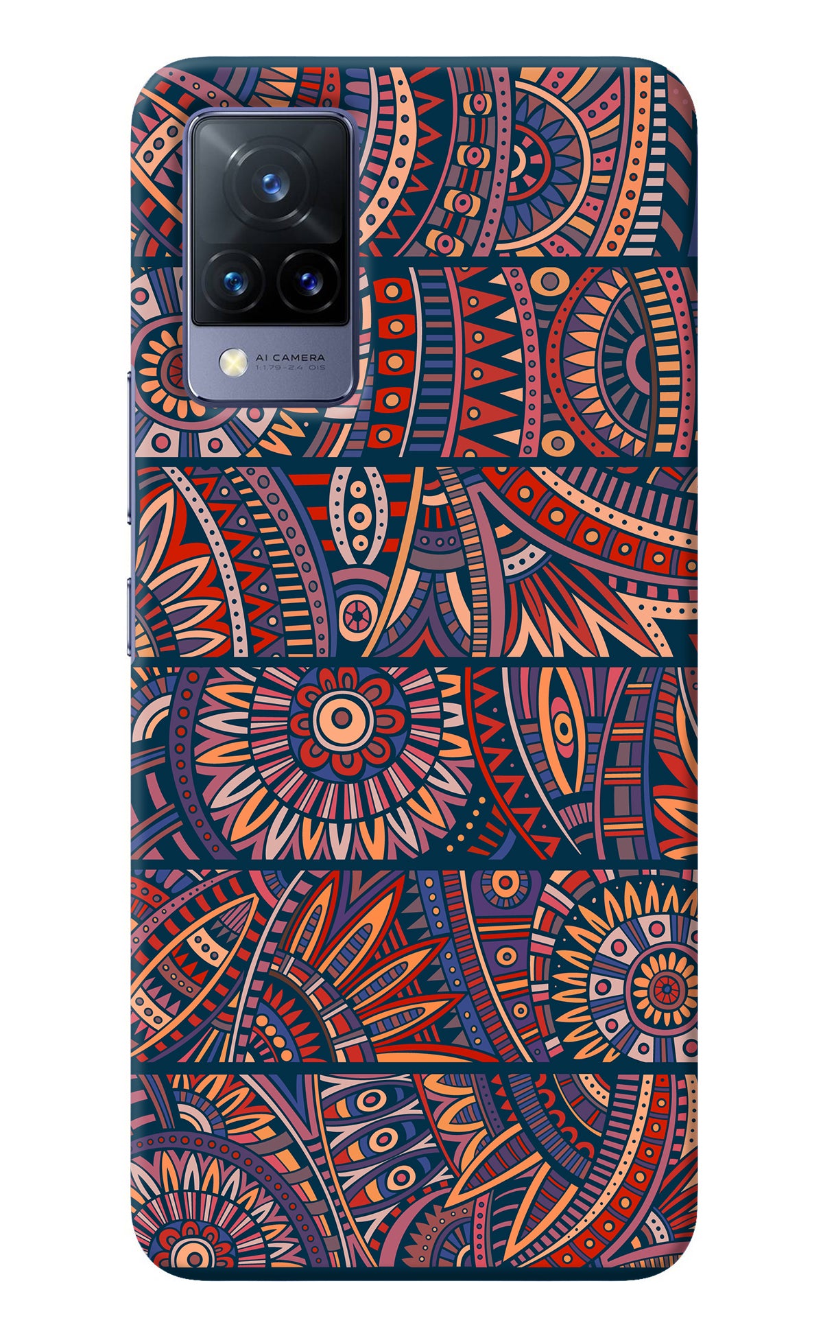 African Culture Design Vivo V21 Back Cover