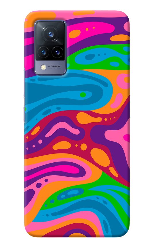 Trippy Pattern Vivo V21 Back Cover