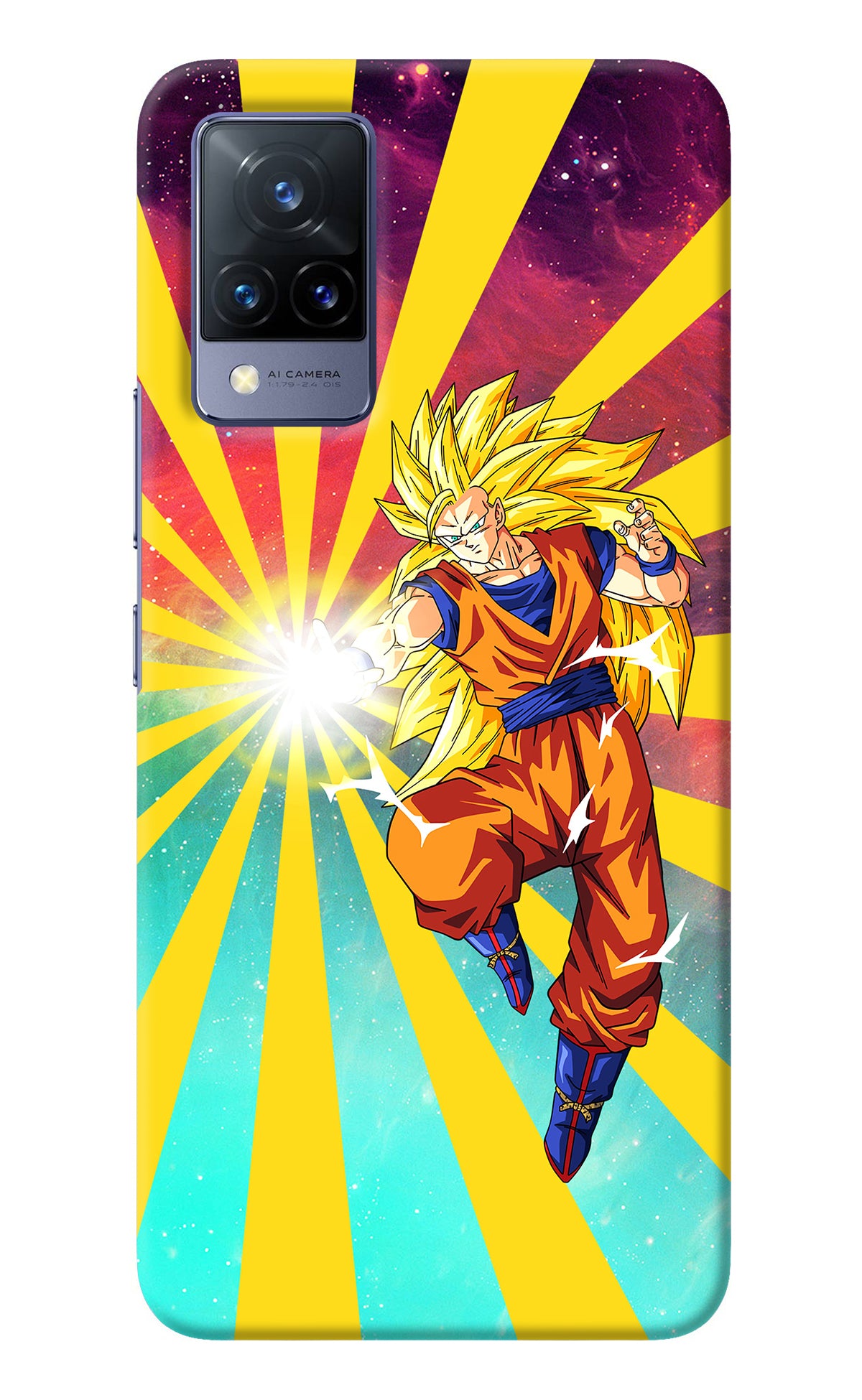 Goku Super Saiyan Vivo V21 Back Cover