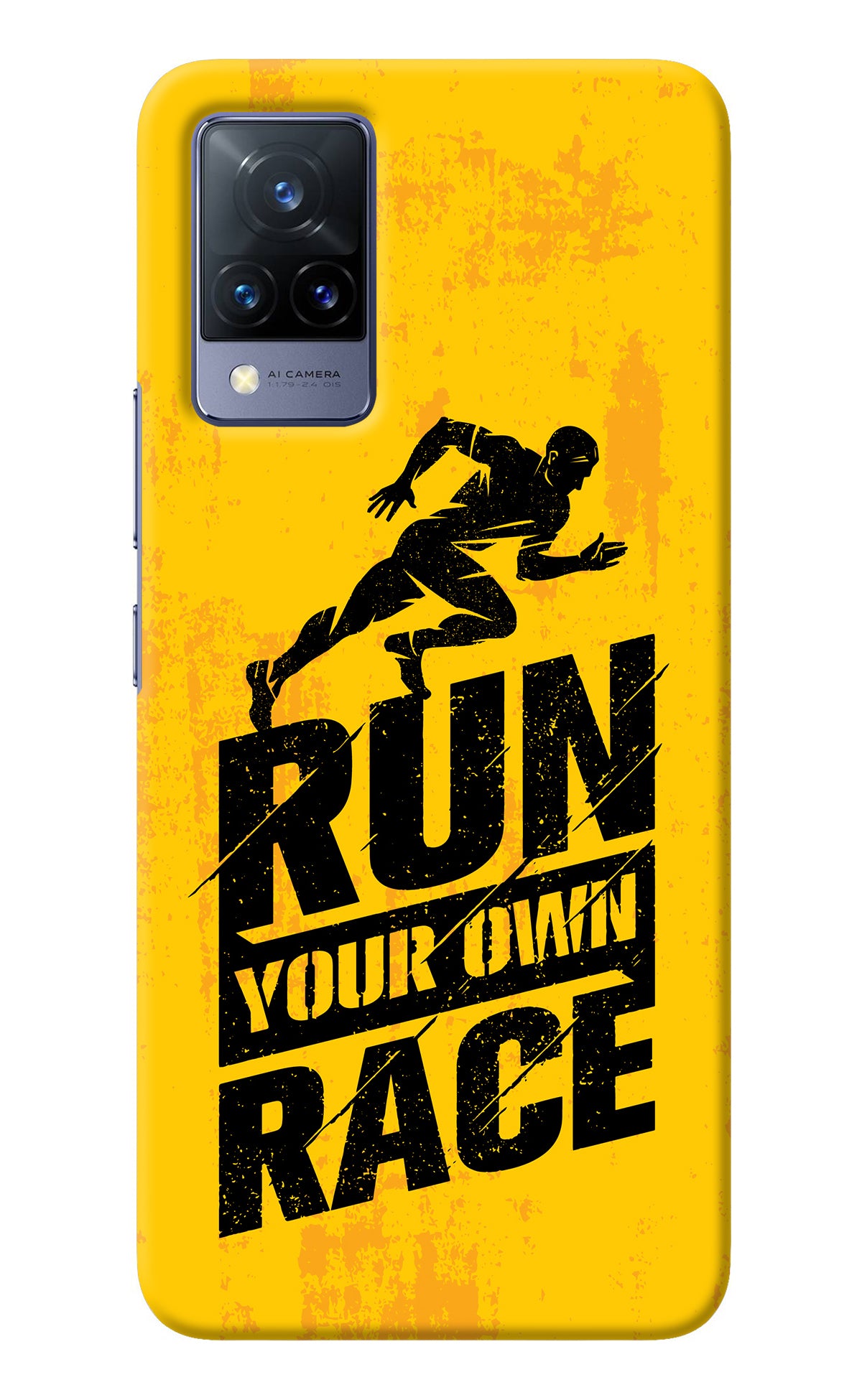 Run Your Own Race Vivo V21 Back Cover
