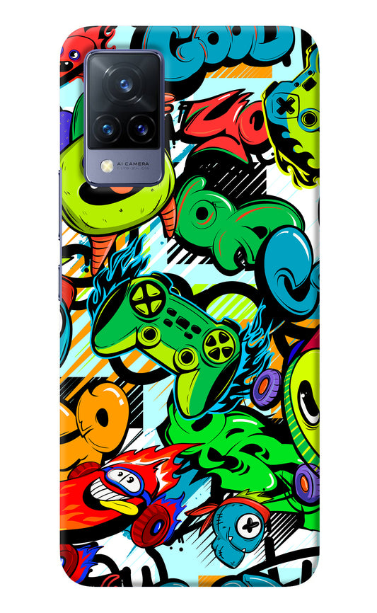 Game Doodle Vivo V21 Back Cover