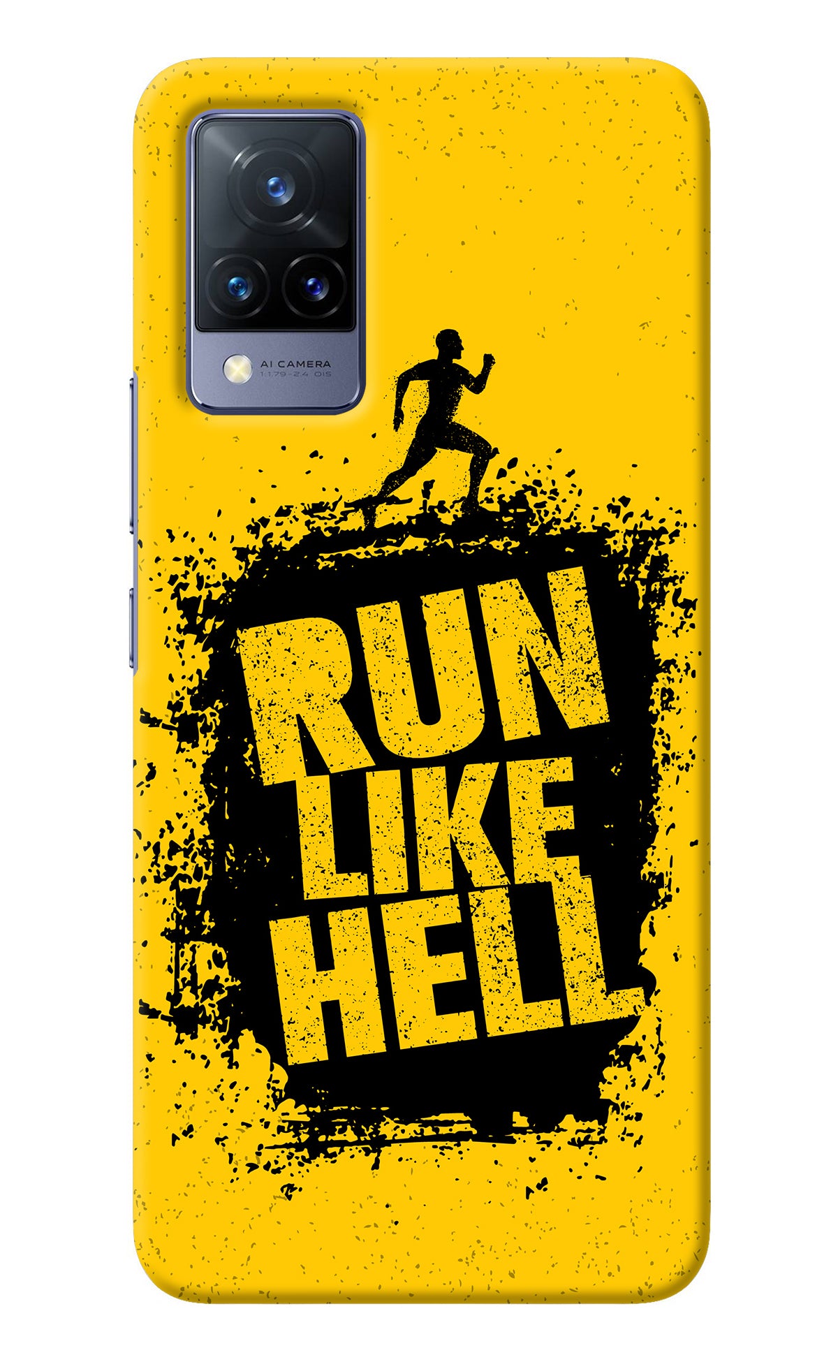 Run Like Hell Vivo V21 Back Cover