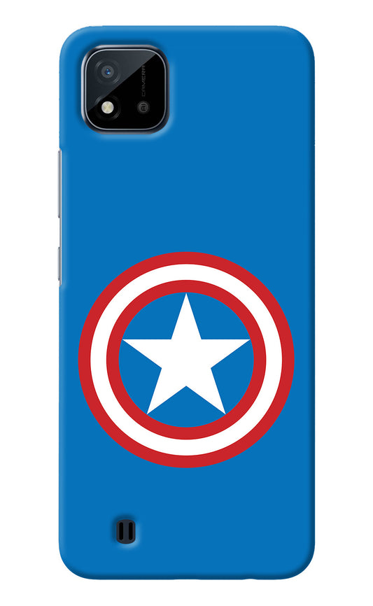 Captain America Logo Realme C20 Back Cover