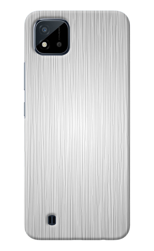 Wooden Grey Texture Realme C20 Back Cover