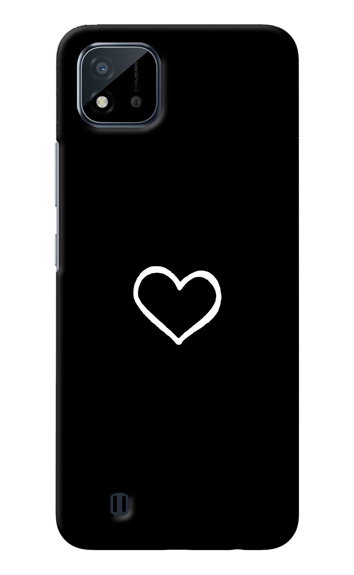 Heart Realme C20 Back Cover