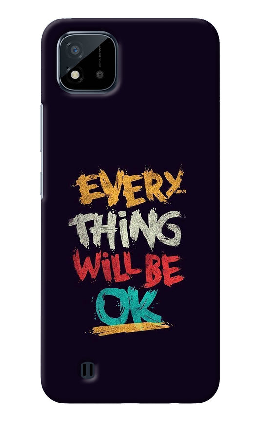 Everything Will Be Ok Realme C20 Back Cover