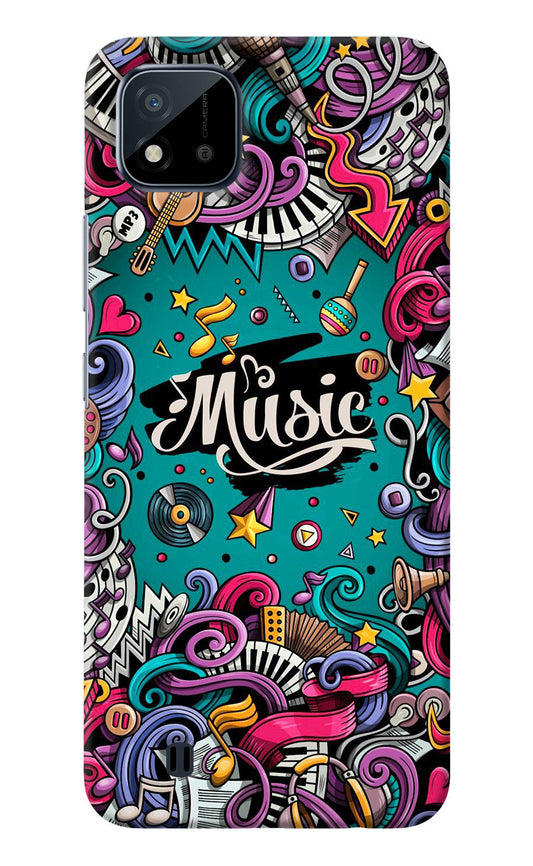 Music Graffiti Realme C20 Back Cover